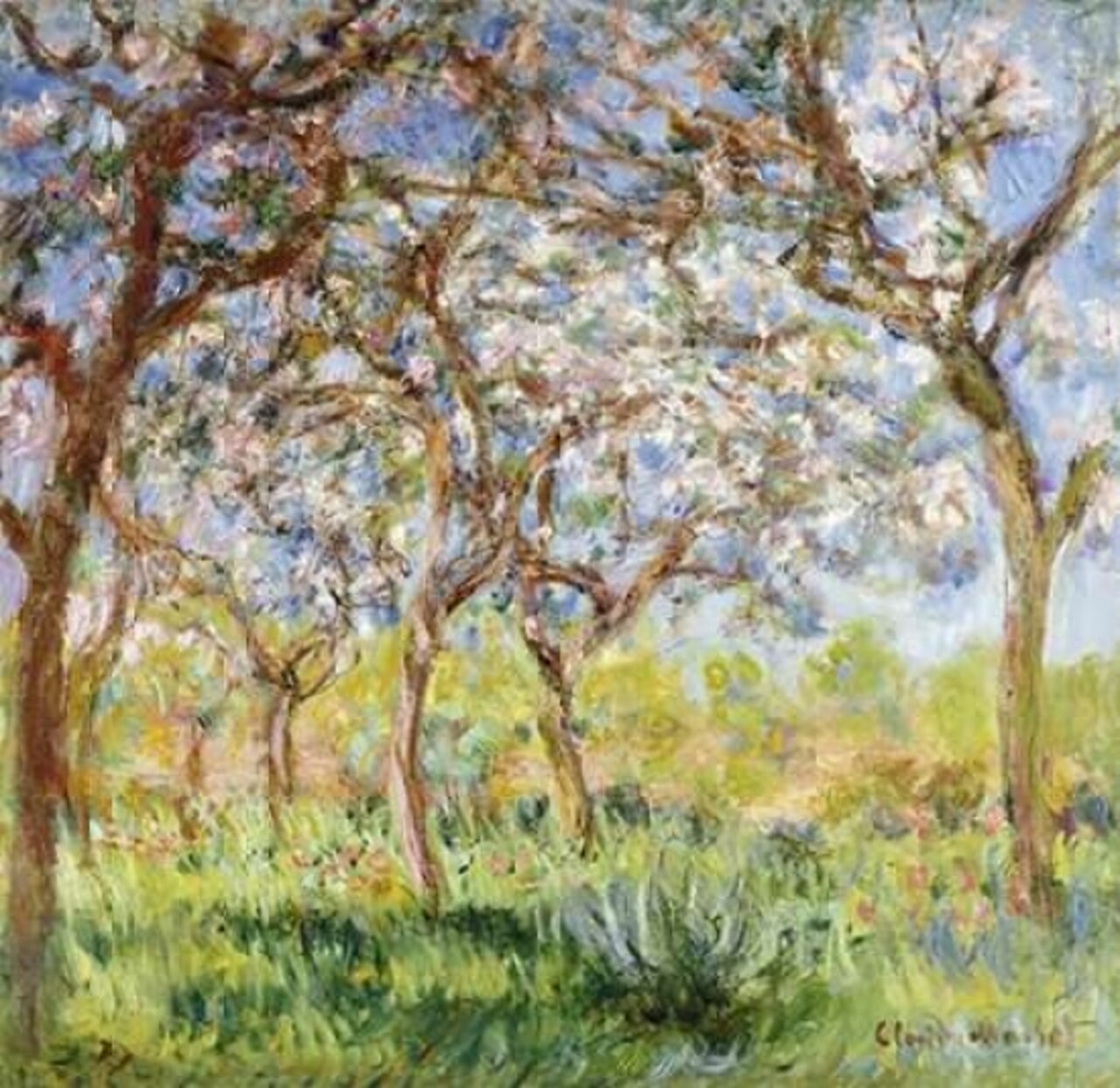 Spring at Giverny Poster Print by Claude Monet - Item # VARPDX265264